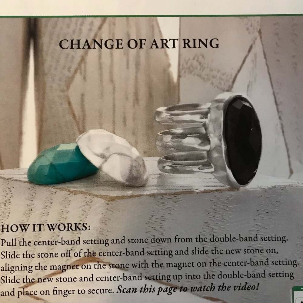 Silpada Change of Art Ring
